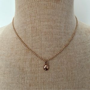 2 Bandits Gold Bead Pendant Necklace